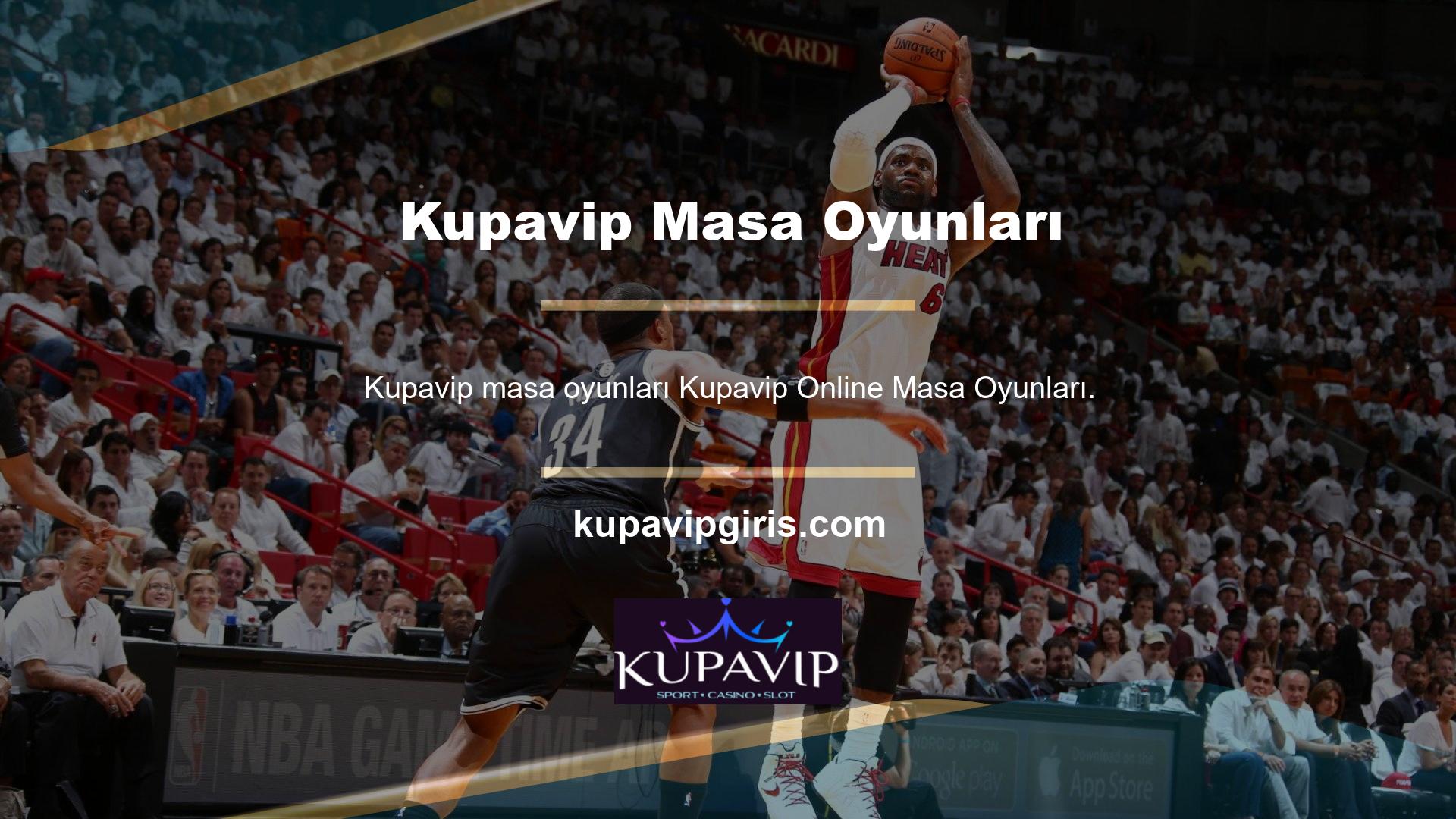 Kupavip Online Masa Oyunları Türkiye'de, dünyanın en çok oynanan oyunlarıyla orantılı bir çizgi görüyoruz